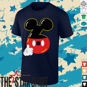 Disney Mickey Numbers _6_ Sixth 6th Birthday Party Gift Shirt