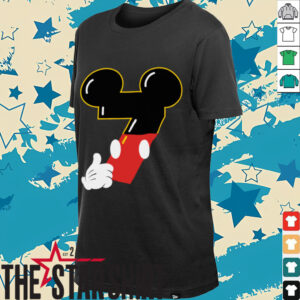 Disney Mickey Numbers _7_ Seventh 7th Birthday Party Giftshirt