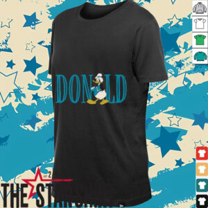 Disney Mickey and Friends Donald Duck Lettering Classic Shirt