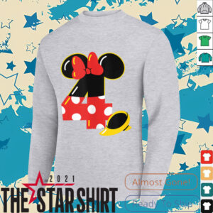 Disney Minnie Numbers 4 Fourth 4th Birthday Party Gift Shirt