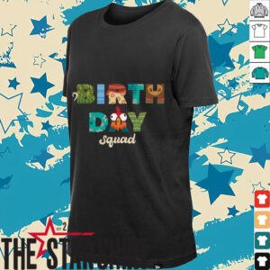 Disney Moana Big Letters _Birthday Squad_ Birthday Party Shirt