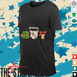 Disney Moana Letters Birthday Boy Birthday Party Shirt