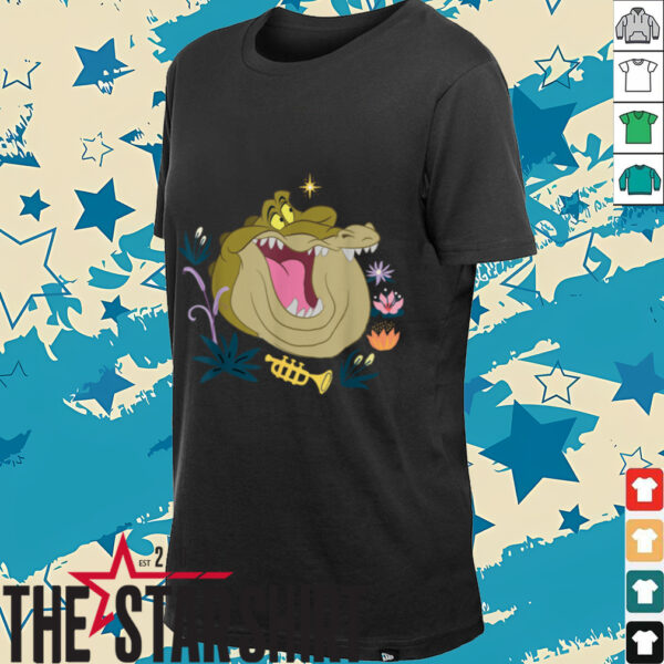 Disney Princess and the Frog Louis Gator Big Face Costume T Shirt