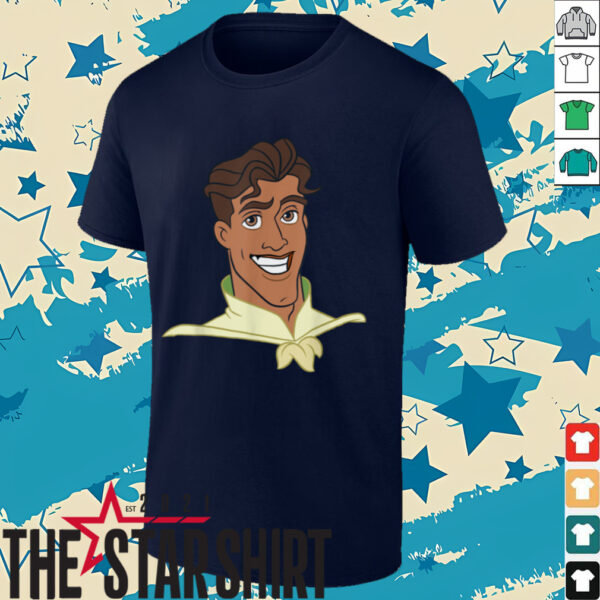 Disney Princess and the Frog Prince Naveen Big Face Costume T Shirt