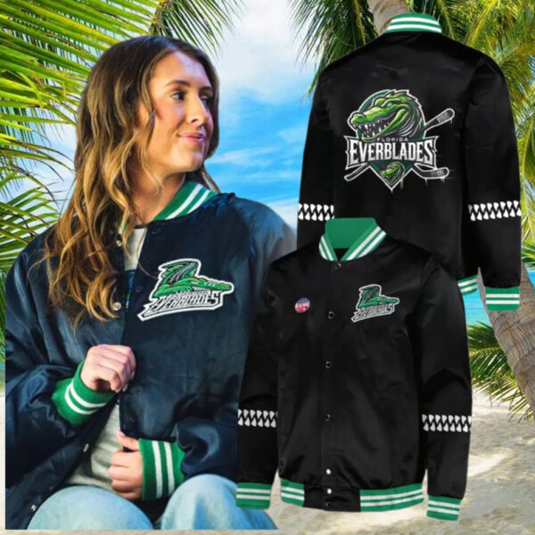 Florida Everblades 2025 New For Fans Baseball Jacket