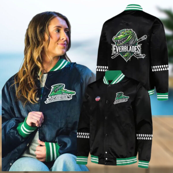 Florida Everblades 2025 New For Fans Baseball Jacket