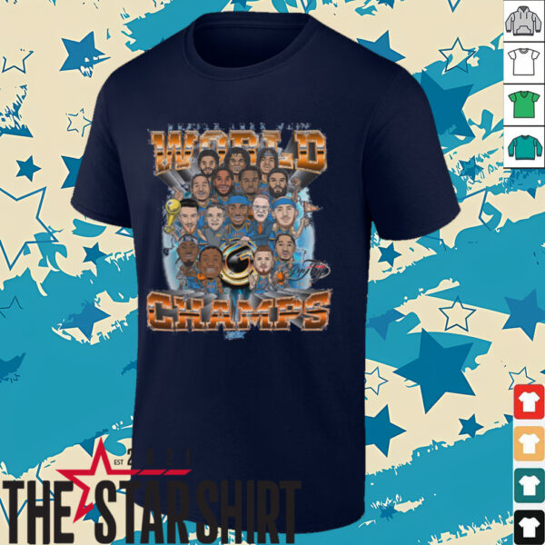 Golden State Warriors 2022 NBA World Champs Caricature Shirt