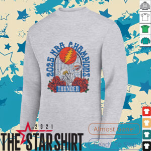 Grateful Dead Oklahoma City Thunder NBA Finals National Basketball Champs 2025 shirt