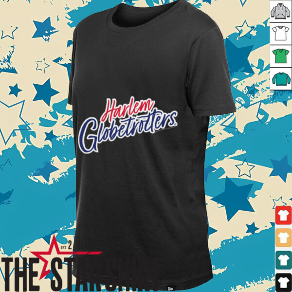 Harlem Globetrotters Basketball Script Logo USA Shirt