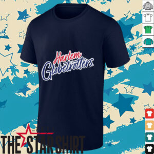 Harlem Globetrotters Basketball Script Logo USA Shirt