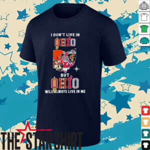 I Don’t Live In Ohio Sports Teams But Ohio Will Always Live In Me Shirt