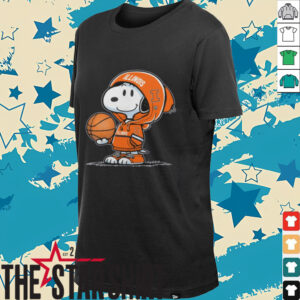 Illinois Basketball x Snoopy T Shirt