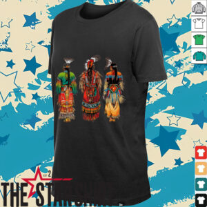 Indian Tribe Native American Feather Headdress Indian Chief Shirt