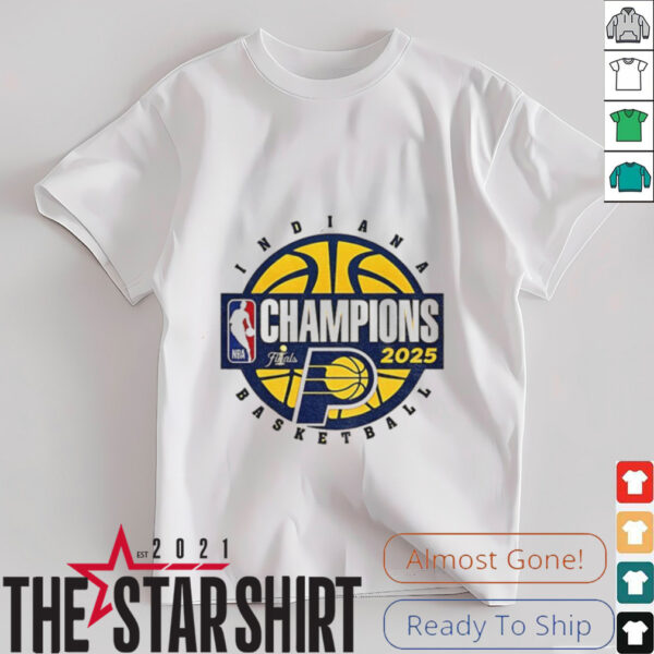 Indiana Pacers Basketball 2025 NBA Finals Champions logo shirt