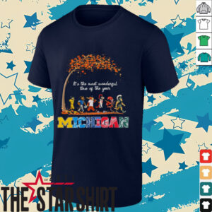 It’s The Most Wonderful Time Of The Year Michigan Mascot Sports Walking Road T Shirt