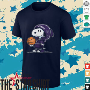 Kansas Basketball x Snoopy T Shirt0