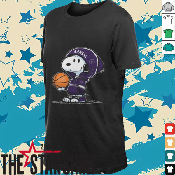 Kansas Basketball x Snoopy T Shirt