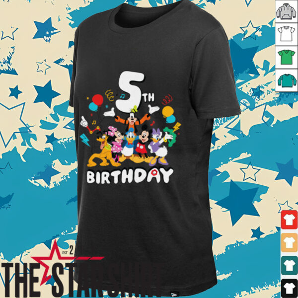 Kids Disney Jr. Mickey & Friends Fifth 5th Birthday Party Gift Tucson Arizona USA Outdoor Vintage