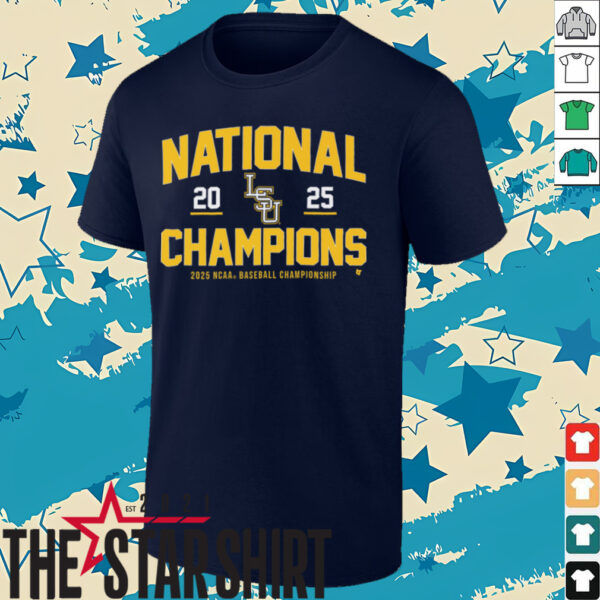 LSU Baseball_ 2025 NCAA Champions Classic Shirt
