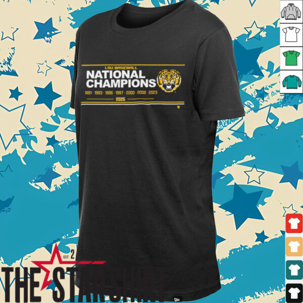 LSU Baseball_ 8x National Champions Sign Shirt