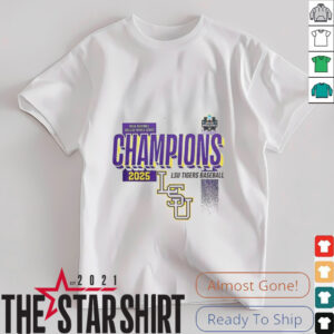 LSU Tigers Baseball 2025 College World Series Champions shirt