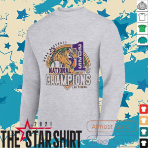 LSU Tigers MLB 2025 NCAA Baseball National Champions #1 Mascot shirt