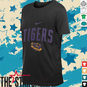 LSU Tigers Nike Arch Logo Triblend T Shirt
