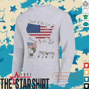 Land Of The Free Because Of The Brave Snoopy American...