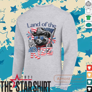Land Of The Rizz Funny Patriotic Raccoon 4th July US...