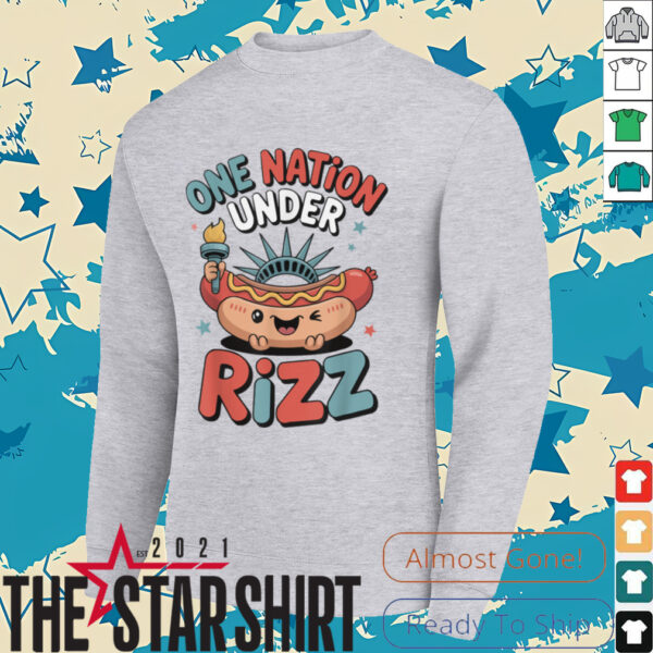 Land of the Rizz Funny Patriotic Day 4th Of July USA Flag T Shirt