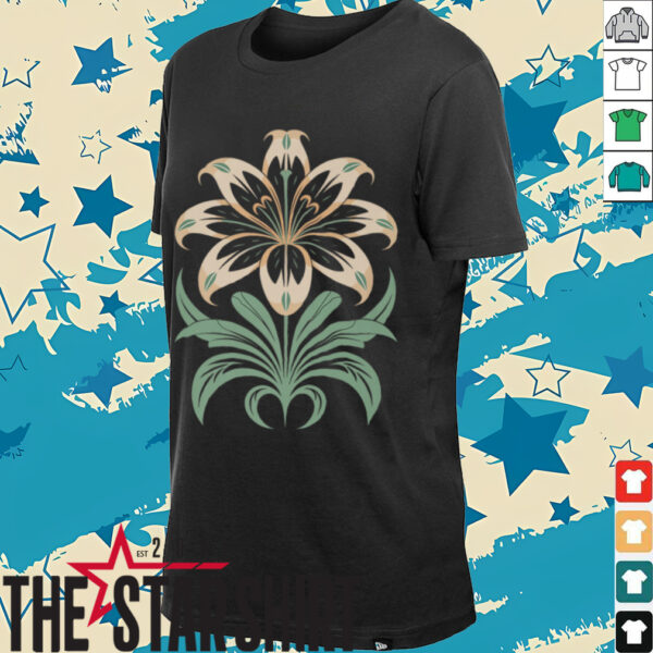 Lily Indian Tribal Art Native American Shirt
