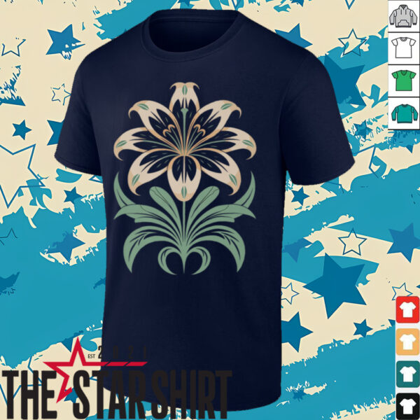 Lily Indian Tribal Art Native American Shirt