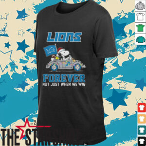 Lions Football Snoopy Driving Car Forever Not Just When We...