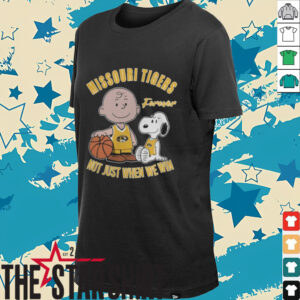 Official Charlie Brown And Snoopy Missouri Tigers Forever Not Just...