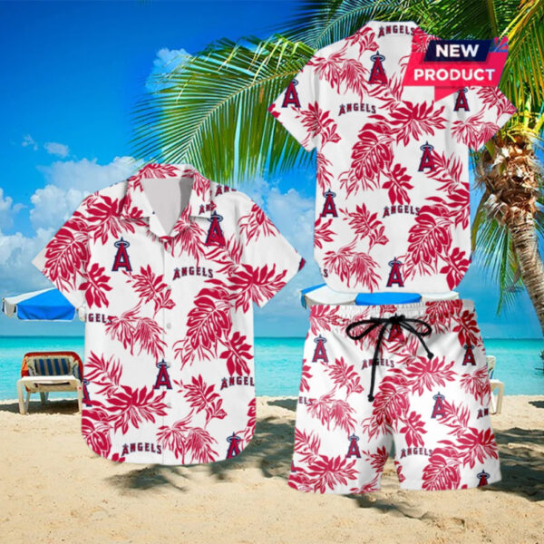Los Angeles Angels Beach Outfit Hawaiian Shirt
