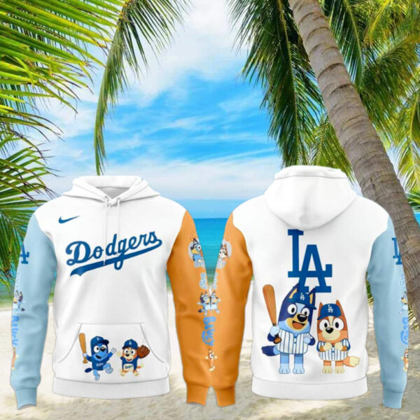 Los Angeles Dodgers Bluey and Bingo For Fans Beautiful Hoodie