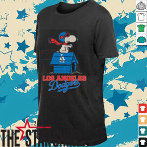 Los Angeles Dodgers Snoopy wear scarf 2025 shirt