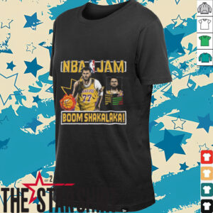 Luka Doncic Los Angeles Lakers Homage NBA Jam Tri Blend...