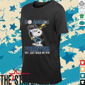 MLB Snoopy Go Los Angeles Angels Forever Not Just When...