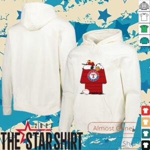 MLB Texas Rangers Snoopy Woodstock The Peanuts Movie Baseball T...
