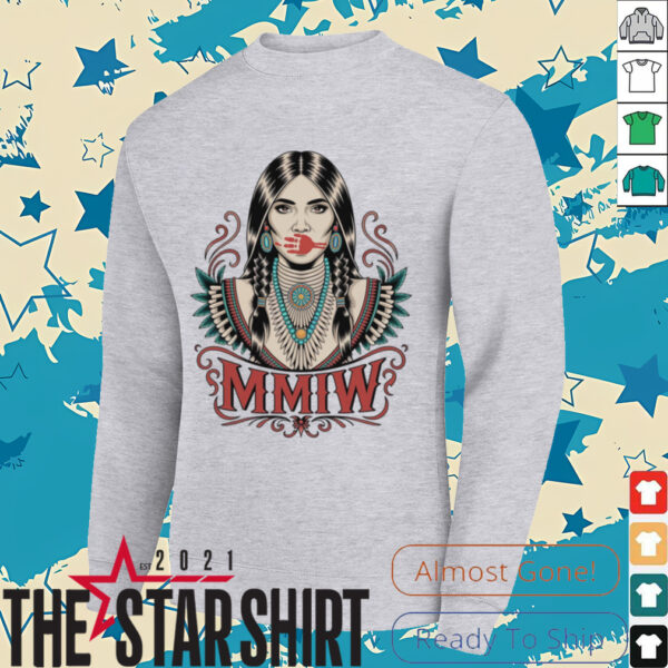 MMIW Missing & Murdered Indigenous Women Awareness Red Hand Long Sleeve T Shirt