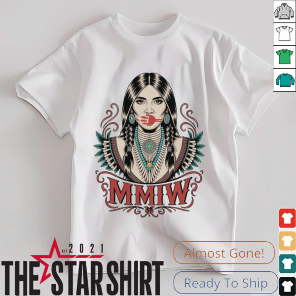 MMIW Missing & Murdered Indigenous Women Awareness Red Hand Long Sleeve T Shirt