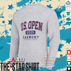Men’s 2025 U.S. Open Ahead Heather Gray Berkley Long Sleeve...