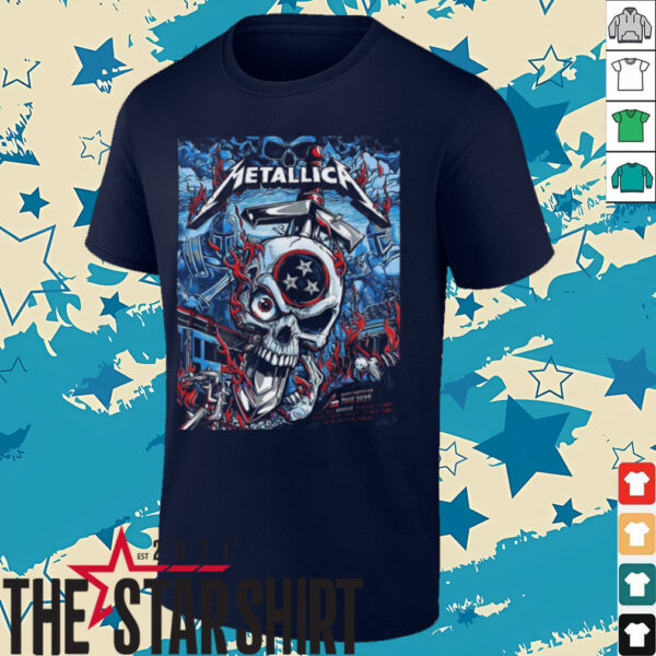 Metallica M72 Nashville Event Poster North American Tour 2025 Schedule Location Unisex T Shirt