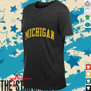 Michigan Wolverines Champion Basic Arch Long Sleeve T Shirt