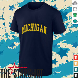 Michigan Wolverines Champion Basic Arch Long Sleeve T Shirt