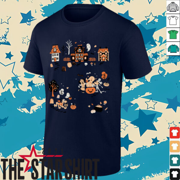 Mickey Mouse and Friends Halloween Village Shirt