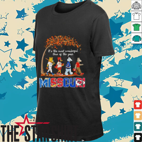 Missouri Sports Teams Mascot Abbey Road It’s The Most Wonderful Time Of The Year Shirt
