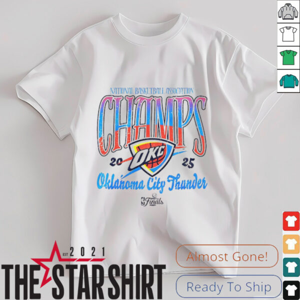 National Basketball Association Oklahoma City Thunder NBA Finals Champs shirt