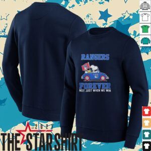 New York Rangers X Peanuts Snoopy And Woodstock Driving Car...